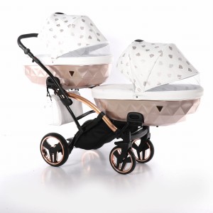 Junama Glow 01 DUO Slim wózek bliźniaczy