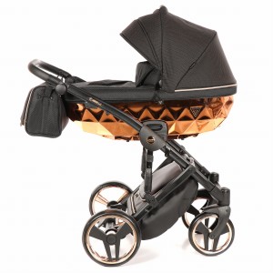 Junama Mirror Błysk 01 wózek- głęboko spacerowy 