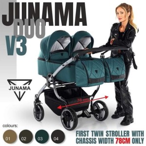 Junama Duo V3 wózek bliźniaczy 2w1 