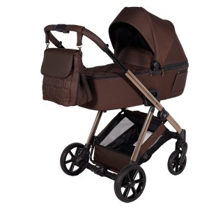 Junama Ellegante wózek dziecięcy 2w1 lub 3w1 w brązowym kolorze 08